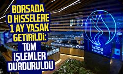 Borsada o hisselere 1 ay yasak getirildi: Tüm işlemler durduruldu