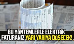 Bu yöntemlerle elektrik faturanız yarı yarıya düşecek!