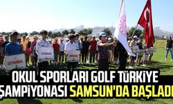 Okul Sporları Golf Türkiye Şampiyonası Samsun'da başladı