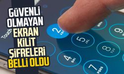 Akıllı telefon kullanıcılarına uyarı: Güvenli olmayan ekran kilit şifreleri belli oldu