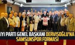 İYİ Parti Genel Başkanı Müsavat Dervişoğlu'na Samsunspor forması