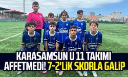 Karasamsun Spor U 11 Takımı affetmedi! 7-2'lik skorla galip