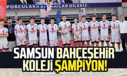 Samsun Bahçeşehir Koleji basketbolda şampiyon!