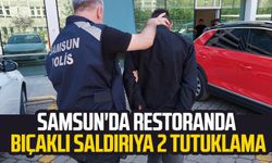 Samsun'da restoranda bıçaklı saldırıya 2 tutuklama