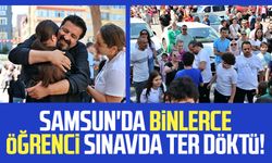 Samsun'da binlerce öğrenci ter döktü! LGS merkezi sınavı sona erdi