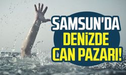 Samsun'da denizde can pazarı! 14 yaşındaki çocuk...