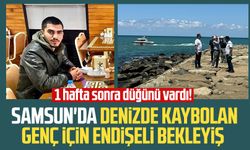 1 hafta sonra düğünü vardı! Samsun'da denizde kaybolan Cihan Yılmaz için endişeli bekleyiş