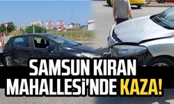 Samsun Kıran Mahallesi'nde kaza! Yaralılar var