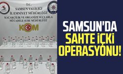 Samsun İlkadım'da sahte içki operasyonu!