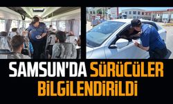 Samsun'da Kurban Bayramı öncesinde sürücüler bilgilendirildi