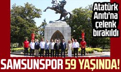 Samsunspor 59 yaşında: Atatürk Anıtı'na çelenk bırakıldı