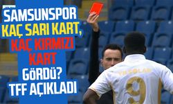 Samsunspor kaç sarı kart, kaç kırmızı kart gördü? TFF açıkladı