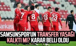 Samsunspor'un transfer yasağı kalktı mı? Karar belli oldu