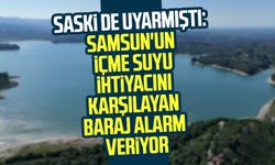 SASKİ de uyarmıştı: Samsun'un içme suyu ihtiyacını karşılayan baraj alarm veriyor