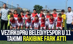 Vezirköprü Belediyespor U 11 Takımı rakibine fark attı