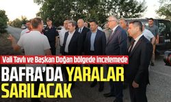 Samsun Bafra'da yaralar sarılacak