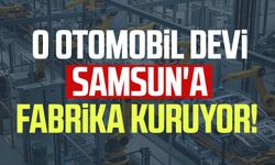 Otomobil devi Samsun'a fabrika kuruyor!