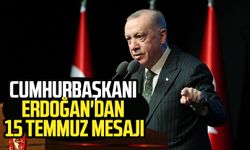 Cumhurbaşkanı Erdoğan'dan 15 Temmuz mesajı