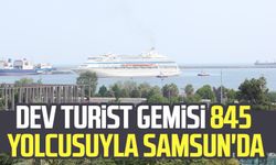 Dev turist gemisi 845 yolcusuyla Samsun'da