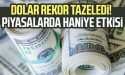 Dolar rekor tazeledi! Piyasalarda Haniye etkisi