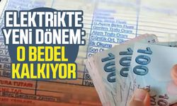 Elektrikte yeni dönem: O bedel kalkıyor