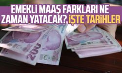 Emekli maaş farkları ne zaman yatacak? İşte tarihler