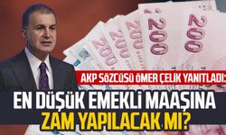 AKP Sözcüsü Ömer Çelik yanıtladı: En düşük emekli maaşına zam yapılacak mı?