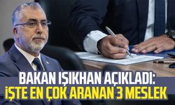 Bakan Işıkhan açıkladı: İşte en çok aranan 3 meslek