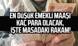 En düşük emekli maaşı kaç para olacak, işte masadaki rakam!