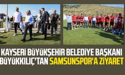 Kayseri Büyükşehir Belediye Başkanı Memduh Büyükkılıç'tan Samsunspor'a ziyaret