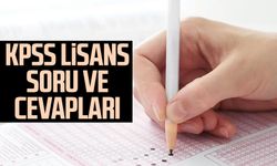 KPSS Lisans soruları ve cevapları 2024 KPSS cevap anahtarı