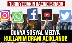 Dünya sosyal medya kullanım oranı açıklandı! Türkiye bakın kaçıncı sırada