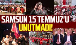 Samsun 15 Temmuz'u unutmadı!