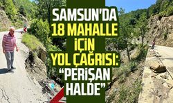 Samsun'da 18 mahalle için yol çağrısı: "Perişan halde"