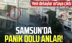 Samsun Lise Caddesi'nde panik dolu anlar!