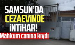 Samsun Vezirköprü'de cezaevinde intihar! Mahkum canına kıydı