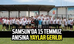 Samsun'da 15 Temmuz anısına yaylar gerildi