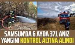 Samsun'da 6 ayda 371 anız yangını kontrol altına alındı