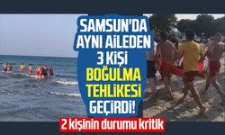 Samsun Atakum'da 3 kişi daha boğulma tehlikesi geçirdi!