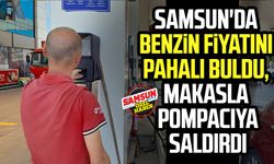 Samsun'da benzin fiyatını pahalı buldu, makasla pompacıya saldırdı