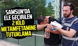 Samsun'da ele geçirilen 2 kilo metamfetamine tutuklama