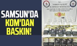 Samsun Atakum'da KOM'dan baskın!