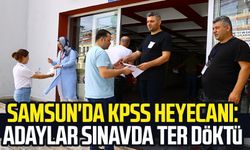 Samsun'da KPSS heyecanı: Adaylar sınavda ter döktü