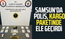 Samsun'da polis kargo paketinde ele geçirdi