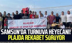 Samsun'da turnuva heyecanı! Plajda rekabet sürüyor