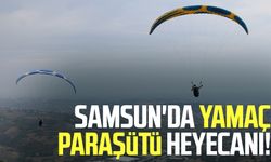 Samsun'da yamaç paraşütü heyecanı!