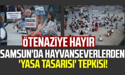 Samsun'da hayvanseverlerden 'yasa tasarısı' tepkisi: Ötenaziye hayır