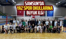 Samsun'da yaz spor okullarına büyük ilgi