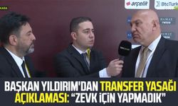 Samsunspor Başkanı Yüksel Yıldırım'dan transfer yasağı açıklaması