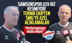 Samsunspor U19 Takımı hız kesmiyor! Teknik ekipten SMG'ye özel açıklamalar